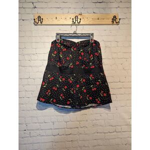 Torrid zippered cherries corset top size 2*